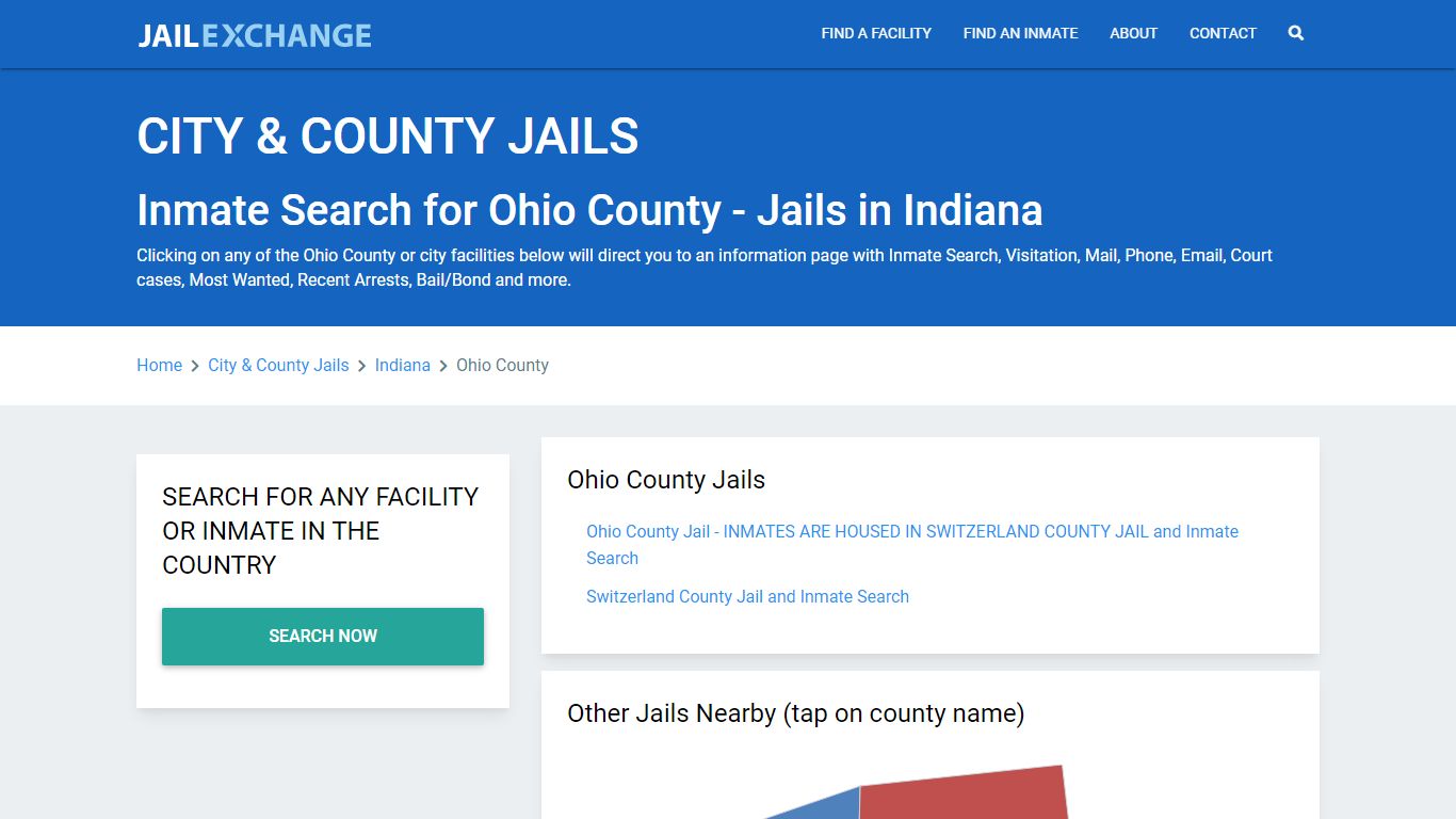 Inmate Search for Ohio County | Jails in Indiana - Jail Exchange